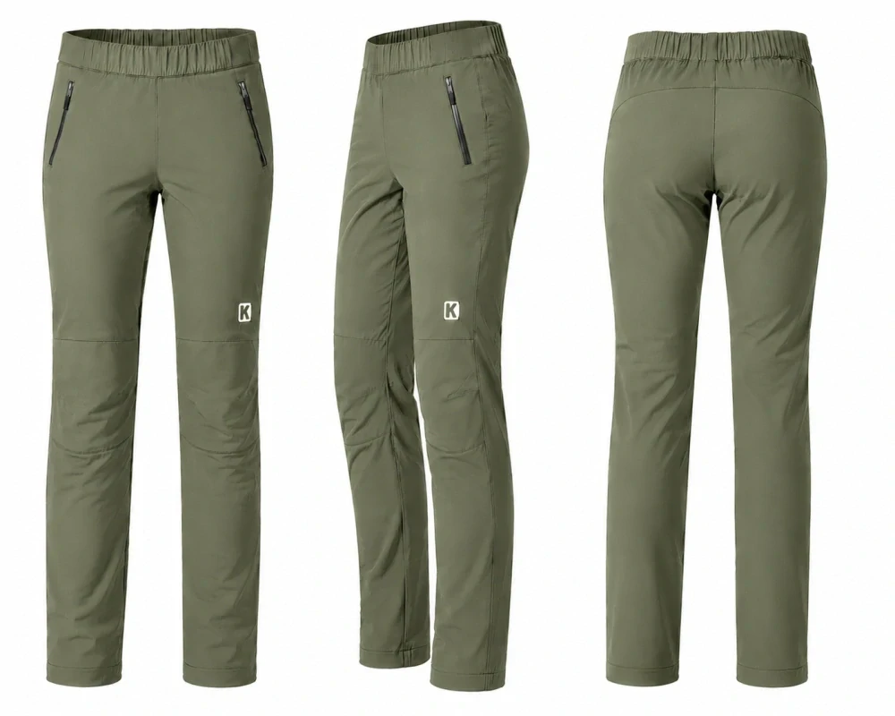 Dámské LETNÍ outdoorové kalhoty -khaki